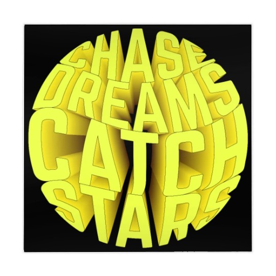 Circle typography Mahjong Mats