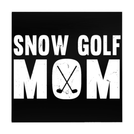 Snow Golfer Mom Outfit Women Mahjong Mats
