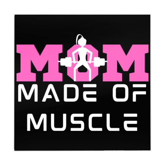 Mom Made Of Muscle Funny Gym Mom Mahjong Mats