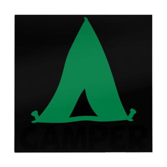 Camper tent green Mahjong Mats