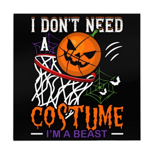 I Don't Need a Costume Beast Basketball Sports Mahjong Mats