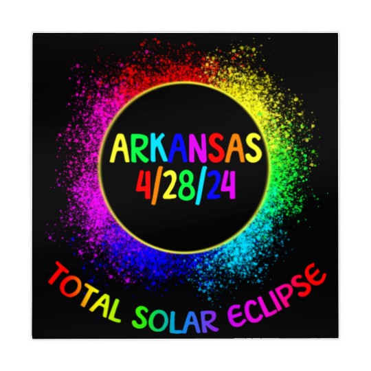 Total Solar Eclipse Arkansas 4/28/24 Kids Eclipsef Mahjong Mats