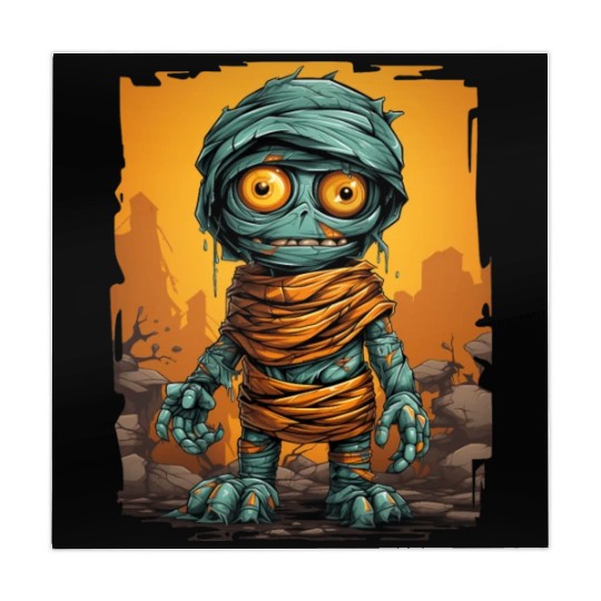 Halloween Spooky Cartoon Mummy Mahjong Mats