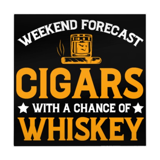 Weekend Forecast Cigars With A Chance Of Whiskey Mahjong Mats