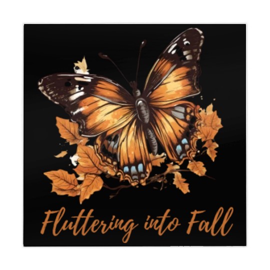 Fluttering into Fall Autumn design Mahjong Mats