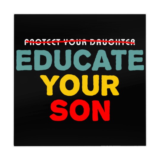 Protect Your Daughter Educate Your Son Mahjong Mats