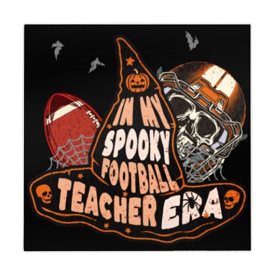 In My Spooky Football Teacher Era Witch Mahjong Mats