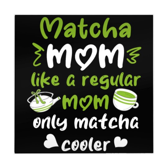 Green Tea Lover Japanese Matcha Latte Drink Matcha Mahjong Mats