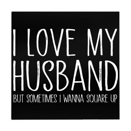 I Love My Husband Funny Gift Mahjong Mats