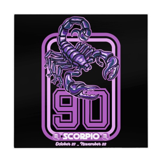 Scorpio Born in 1990 Zodiac star sign horoscope As Mahjong Mats