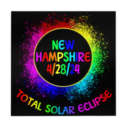 Total Solar Eclipse New Hampshire 4/28/24 Kids Mahjong Mats