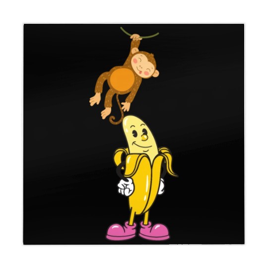 Banana and Monkey Mahjong Mats