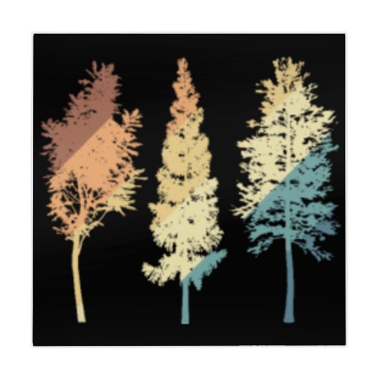 Tree Friends in Nature Leaves Environment Mahjong Mats