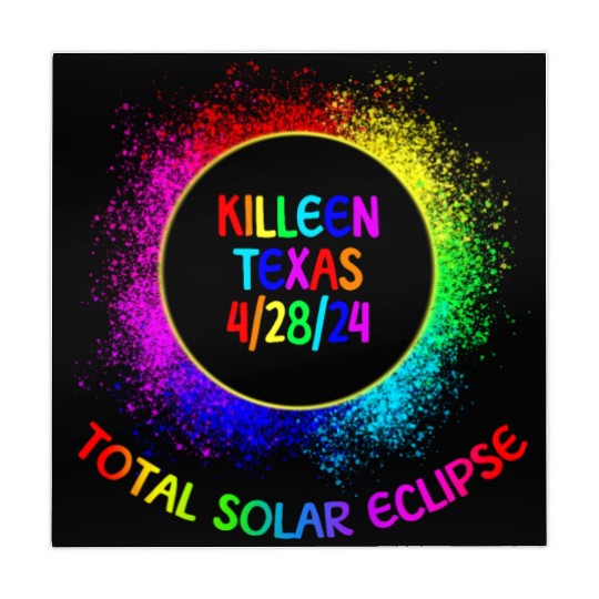 Total Solar Eclipse Killeen Texas 4/28/24 Kids Mahjong Mats