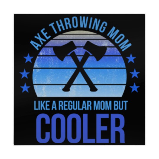 Axe Throwing Fan Mom Mothers Day Birthday Funny Mahjong Mats
