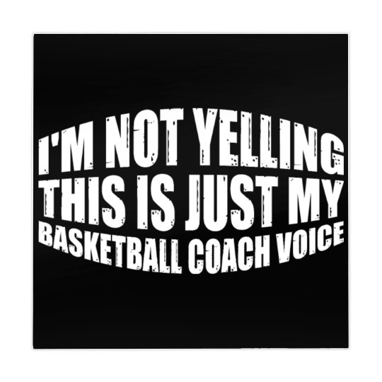 This Is Just My Basketball Coach Voice 4 Mahjong Mats