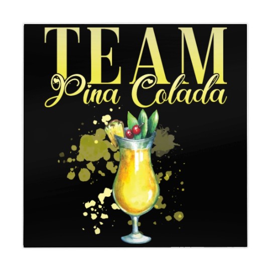 Team Pina Colada Cocktail Bartender Mahjong Mats