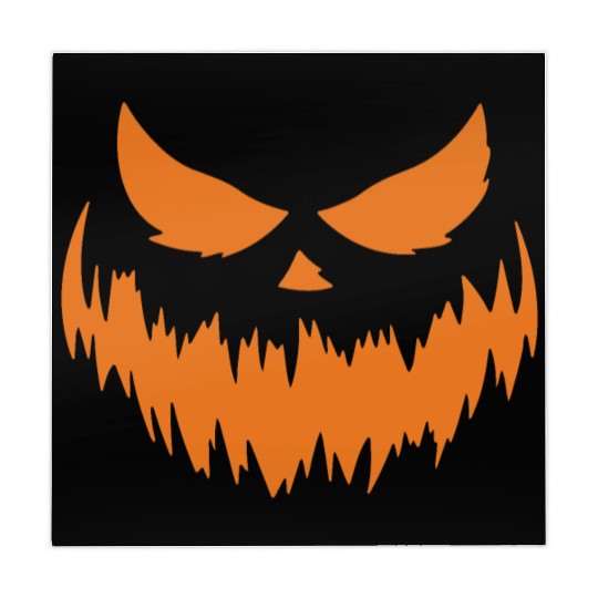 Jack O Lantern Scary Carved Pumpkin Face Halloween Mahjong Mats