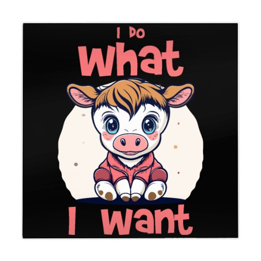 I do what I want - cow Mahjong Mats