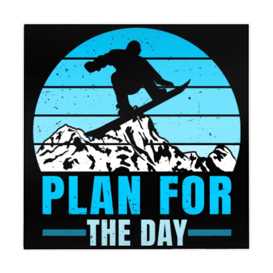 Snowboarding Plan For to Day Freestyle Snowboard Mahjong Mats