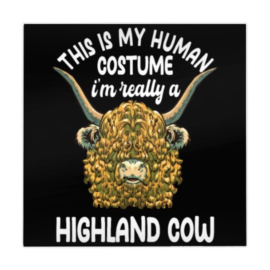 Funny Highland Cow Saying Mahjong Mats