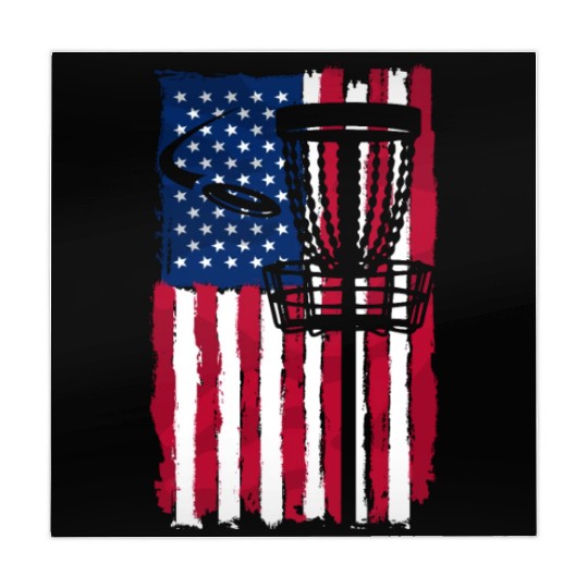 Disc Golf USA Flag American Folf Frolf Men Women Mahjong Mats