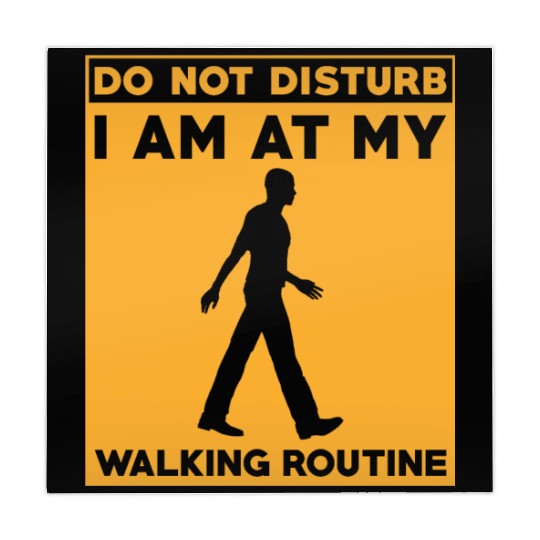 Walking Routine Fitness Design - Do Not Disturb Mahjong Mats