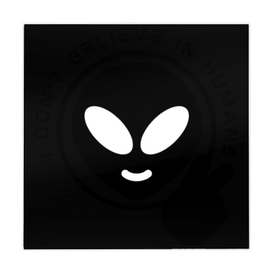 Alien I dont believe in humans Mahjong Mats