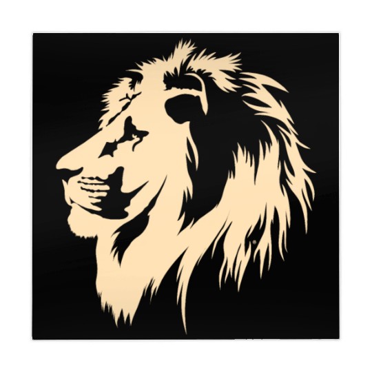 Lion Portrait (sand) Mahjong Mats