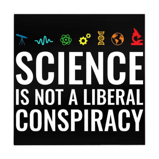 Science is not a liberal conspiracy Mahjong Mats