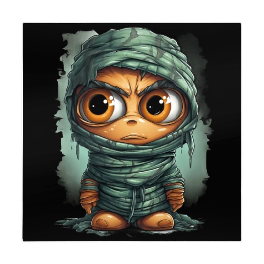 Halloween Spooky Cartoon Mummy Mahjong Mats