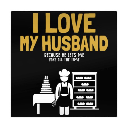 I Love My Husband Baking Bread Expert Pastry Chef Mahjong Mats