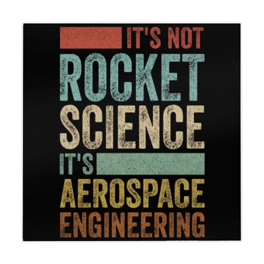 Funny Retro 80´s Rocket Science Aerospace Engineer Mahjong Mats