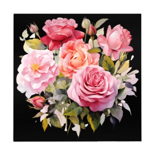 Nature's Artistic Elegance English Rose Tapestry Mahjong Mats