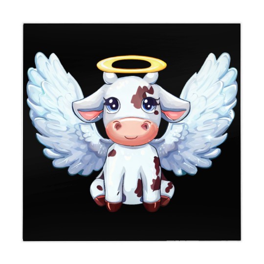 cow angel wings farm halo Mahjong Mats