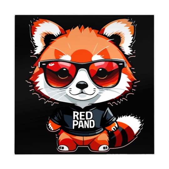 Chibi Red Panda Cub Mahjong Mats
