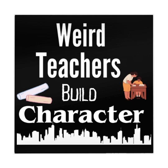 Weird Teachers Build Character Mahjong Mats