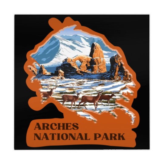 Arches National Park Stickers Mahjong Mats