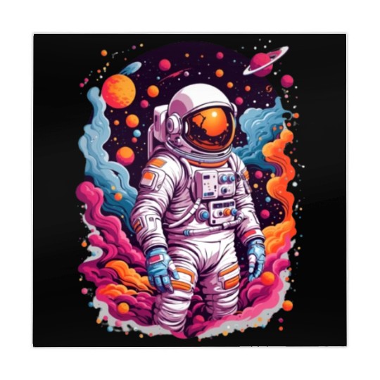 Astronaut Lost In Galaxy | Background | Space Suit Mahjong Mats