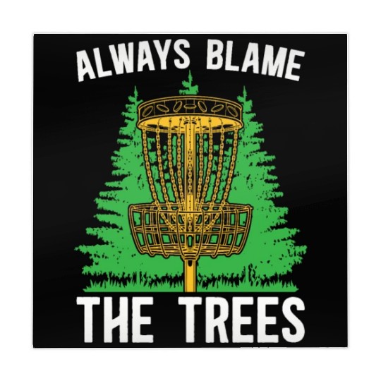 Disc Golf Always Blame The Trees Ultimate Frisbee Mahjong Mats
