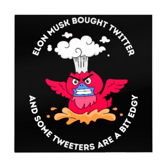 Elon Musk Angry Twitter Bird Mahjong Mats