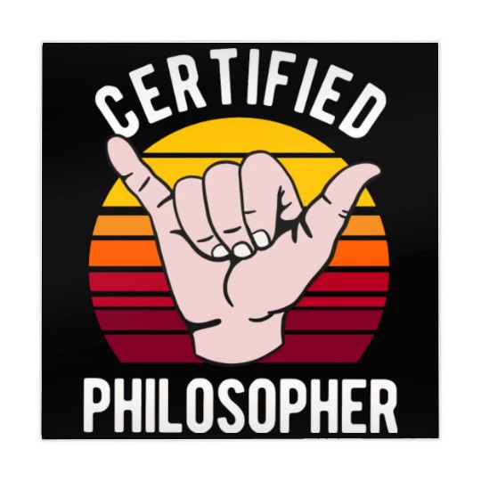Certified Philosopher Philosophy Teacher Mahjong Mats