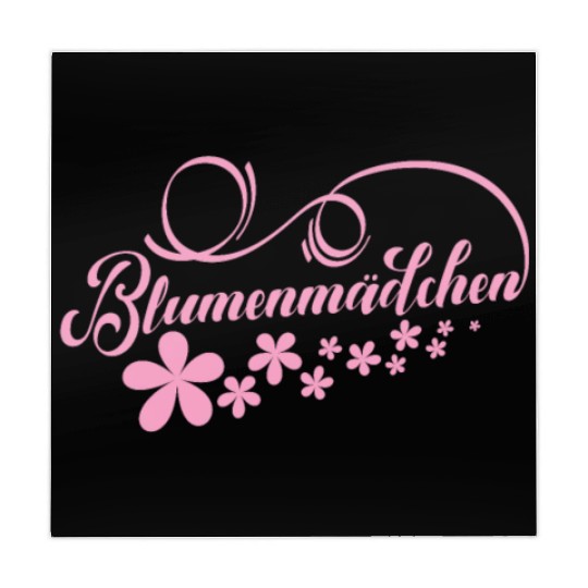 Flower Girl Flower Child on Wedding Mahjong Mats