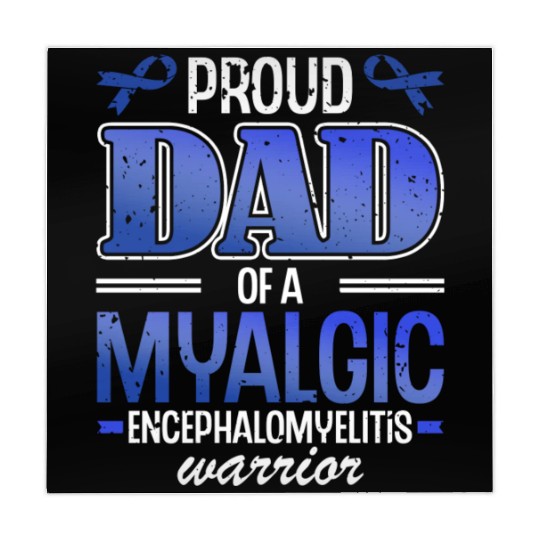 Proud Dad Of A Myalgic Encephalomyelitis Warrior Mahjong Mats