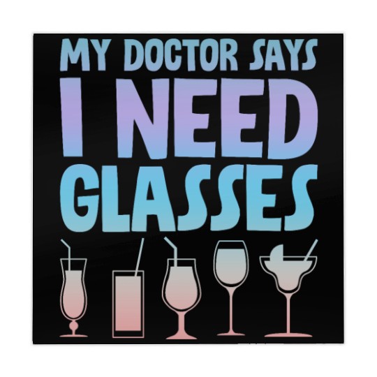 My Doctor Says I Need Glasses 4 Mahjong Mats