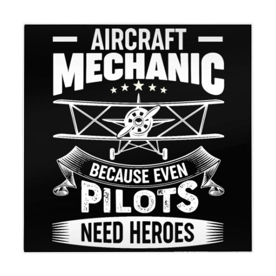 Airplane Mechanic Funny Aviation Technician Mahjong Mats