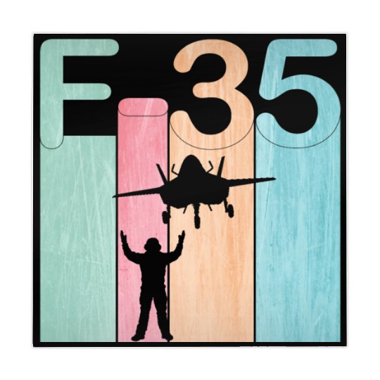 F35 Vintage Air Force Fighter Jets Mahjong Mats