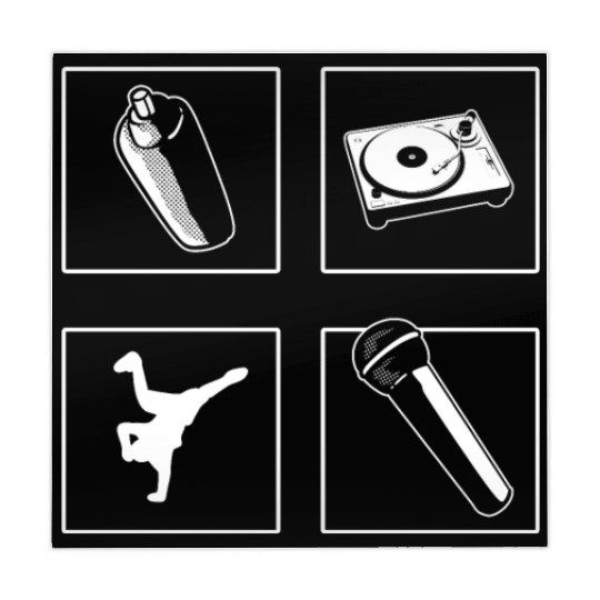 Elements Of Hip Hop Radio Announcer Mahjong Mats