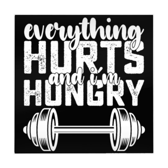 Everything Hurts And I'm Hungry Gym Mahjong Mats