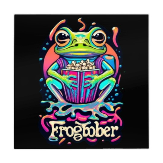 Oktober Outfit Animal Frog Pet Colorful Paint Art Mahjong Mats